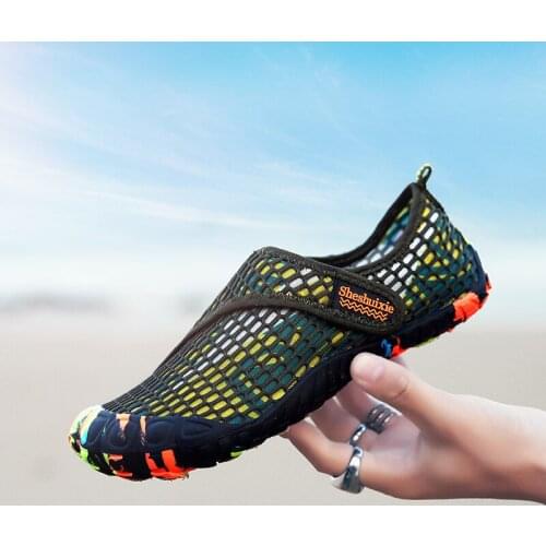 Summer brook shoes men beach sandals brook water quick-drying river sea slippers diving swimming stream shoes