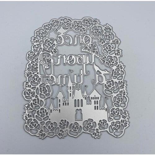 Metal Cutting Dies Old Castle DIY Scrapbooking Decorative Embossing Handcraft Die Cutting Template