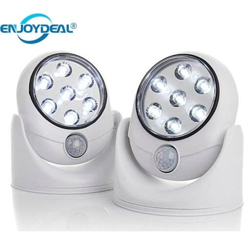 New Super Bright Smart 360 Degree Rotatable Automatic Induction LED Lamp Night Light for porches patios pools