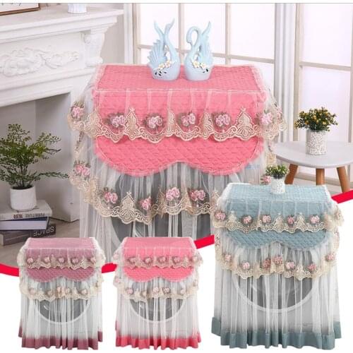 Brand New Dust Cover Washing Machine Cover Lace Turbo Drum New Washing Machine Sun Protection Dust Cover Fashion Home Decoration