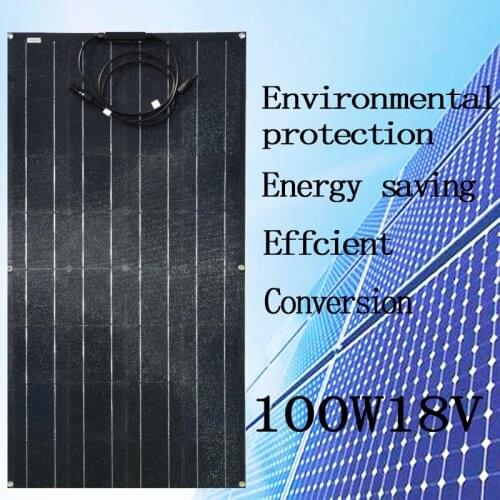 Portable flexible monocrystalline silicon solar panels 100W