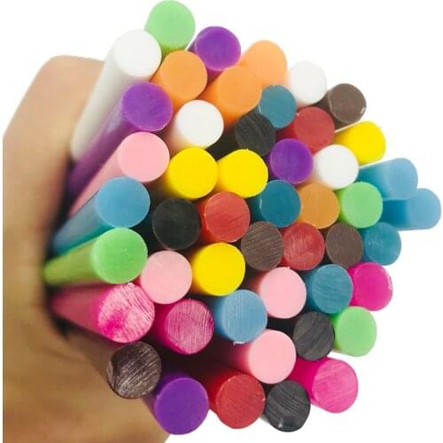 Mix Colorful Glue Sticks 7MM For Electric Glue Gun Craft DIY Hand Repair Accessories Adhesive Sealing Wax Stick 7x100MM