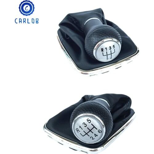 12mm / 23mm 5 / 6 Speed Car Gear Shift Lever Shifter Gaitor Boat Cover Collar Frame For Volkswagen VW Golf 4 MK4 GTI Jetta Bora