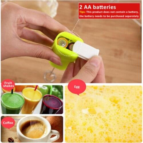 Replacement Egg beater Tool Plastic Coffee Multi-Functional Battery Powered