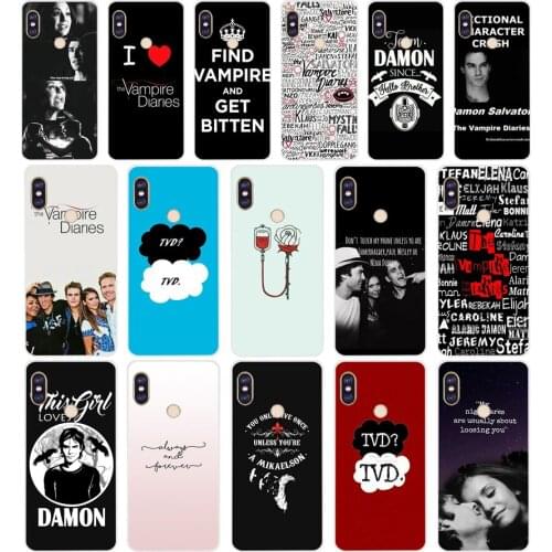 124SD The Vampire Diaries 02 Soft Silicone Tpu Cover phone Case for xiaomi redmi 5A 5Plus note 5 5A Pro mi 6