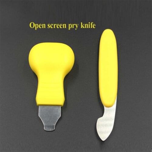 Wozniak 2pcs Metal crowbar Open Screen Disassemble Pry Knife Tool for iphone ipad Tablet Repair tool