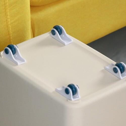 4PCS Pulley Pasteable Roller Multifunctional Roller Stable Smooth Strong Bearing Capacity Wear-resistant Castor Accessories