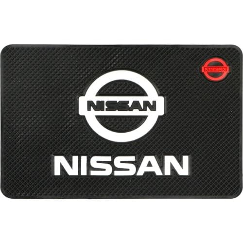 Car Logo Anti Slip Mat Phone Holder Non-Slip Mat non slip Pad For Nissans Nismo X-trail Almera Qashqai Tiida Teana Car Styling