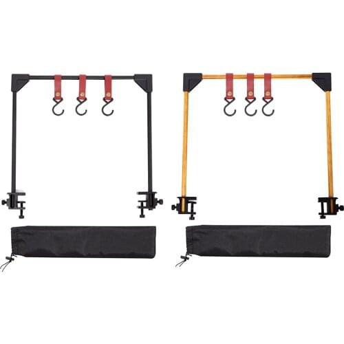 Outdoor Picnic Holder Hanging Rack Camping Storage Rack Outdoor Camping Picnic Barbecue Tableware Shelf Accessories Shelf