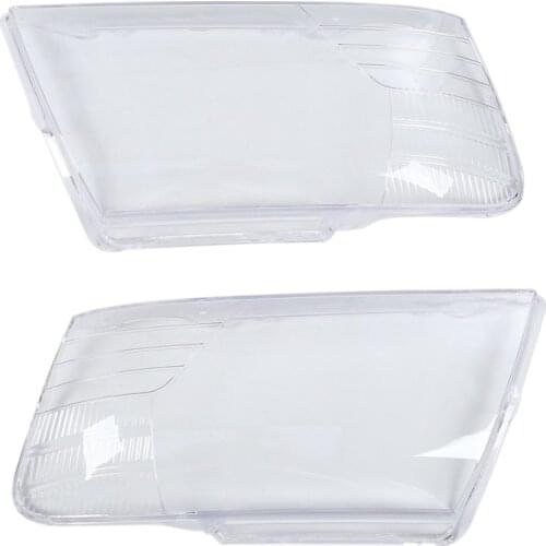 For MITSUBISHI Pajero V73 V75 V77 03-11 head light lamps Shell Transparent Lampshade Lampshade Headlight Cover Lens Glass
