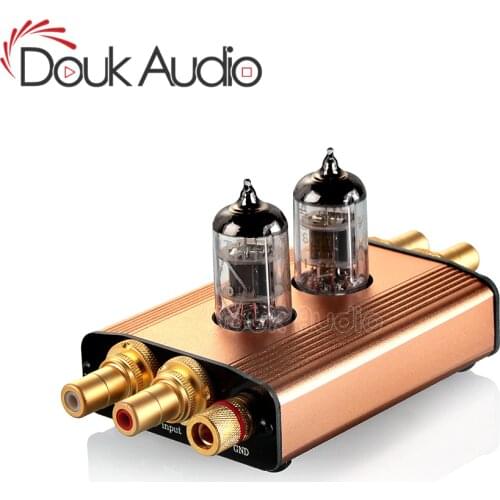 Douk audio High-End Mini Vacuum Tube Phono Stage Preamp MM Turntable Single-ended Class A Preamplifier