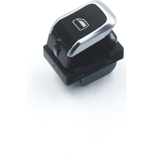 Chrome Power Window Control Switch Button For Audi A1 A8 A6 C7 Allroad Avant A7 Sportback Q3 OE: 4H0959855A, 4H0 959 855A 5PR