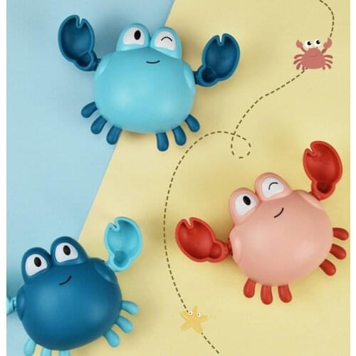 Bath Toys Crab Clockwork Infant Water Beach Toys Toddler Toddler Kids Children Bath Tub Swim Shower Game Bathroom Toy