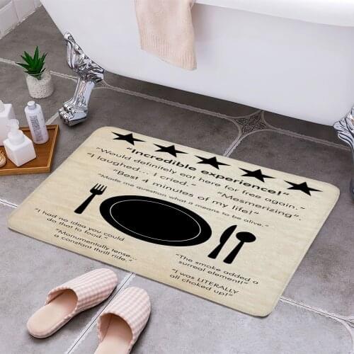 INCREDIBLE PLATE CRAFT 3D Print Doormats Rectangle Non-Slip DoorMat Bedroom Kitchen Entrance Print Door rugs Dropshipping