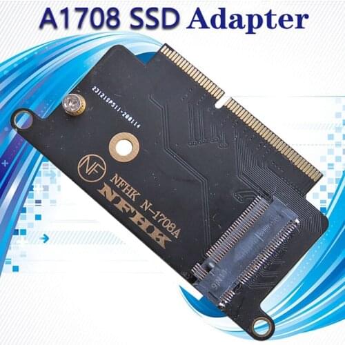 M.2 NVME SSD Adapter for Apple Macbook A1708 Laptop NVMe PCIe M2 NGFF SSD to 2016 2017 Macbook Pro A1708 SSD Adapter Riser Card