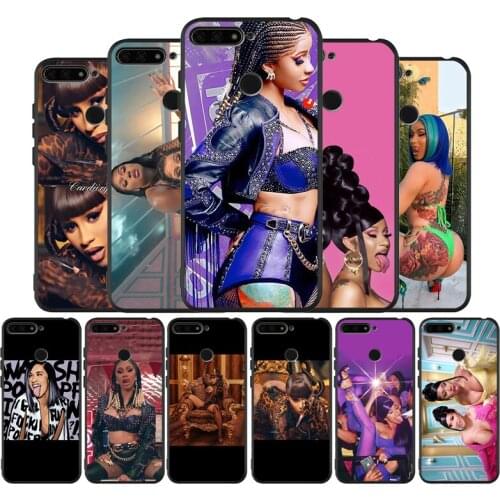 Cardi B - WAP feat. Megan Thee Stallion Black TPU Soft Phone Case For Honor 8X 9 8 10 20 30 Lite Pro MATE 9 10 20 30 Pro Lite