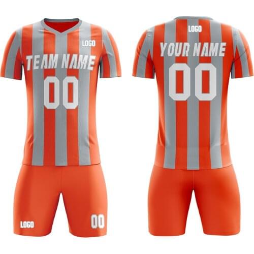 Popular Soccer Jersey and Shorts for Outdoor Playing Print Team Name/Number Short Sleeve Outfits Sportswear for Men/Women/Youth