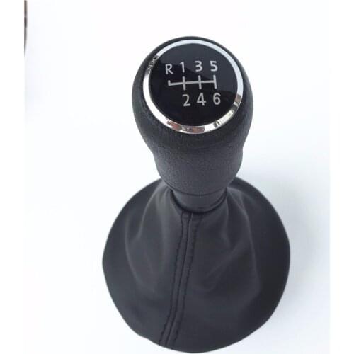 Car Gear Shift Knob Gaiter Boot Cover Case Emblem Cap For Volkswagen VW Transport T5 T5.1 T6 2003 2004 2005 2006 2007 2008-2015