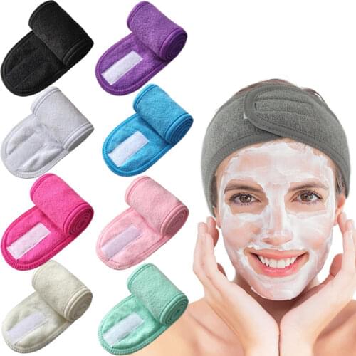 1 pc hot sale high quality adjustable spa head band 10 colors available