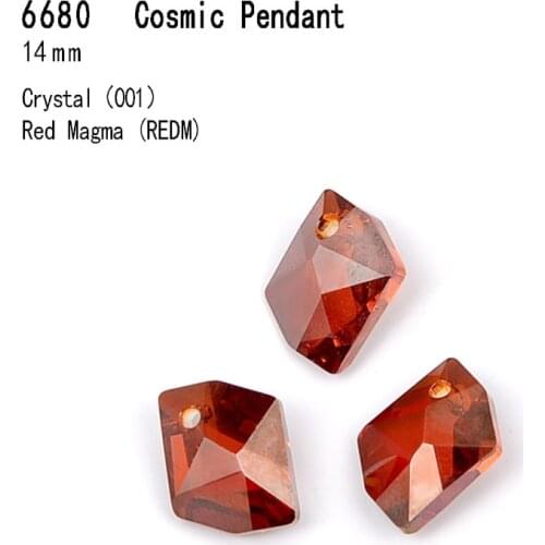 1 Piece 6680 Cosmic Pendant Crystal From Austria Loose Beads Rhinestone For DIY Jewelry Making 100% Original