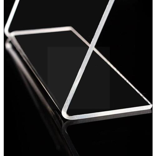 1 Pcs Clear Desk Shelf Box Storage Display Stand Acrylic Holder Desktop Place Holder Plastic Business Card Transparent Card R8Y8