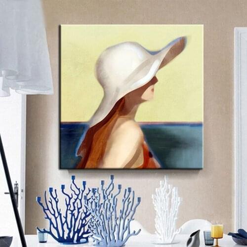 100% Hand Painted Latest People Girl Landscape Abstract Design Oil Painting Modern Living Room Wall Craft Paintings Wall Picture