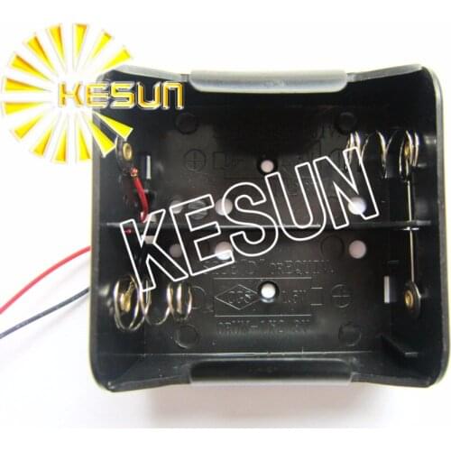 20PCS x 2 x D type Plastic Black Battery Holder Socket With150mm Wire Leads