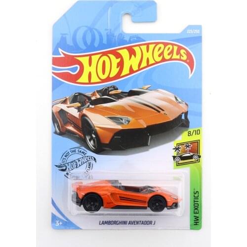 2019 Hot Wheels Cars LAMBORGHINI AVENTADOR J NO.223 1/64 Metal Diecast Model Car Toys Collection Decoration