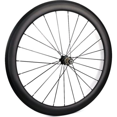 700C carbon Rear wheels 50mm depth 25mm width clincher/Tubular Road bike carbon Rear wheelset with Novatec 372 hub