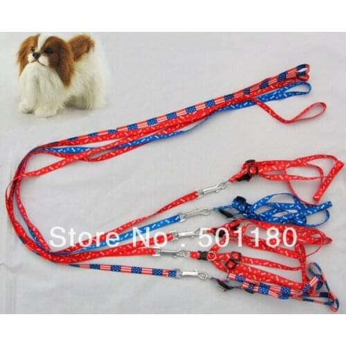 Free shipping pet collars and leashes cheap pet product dog leash pet harness and leash