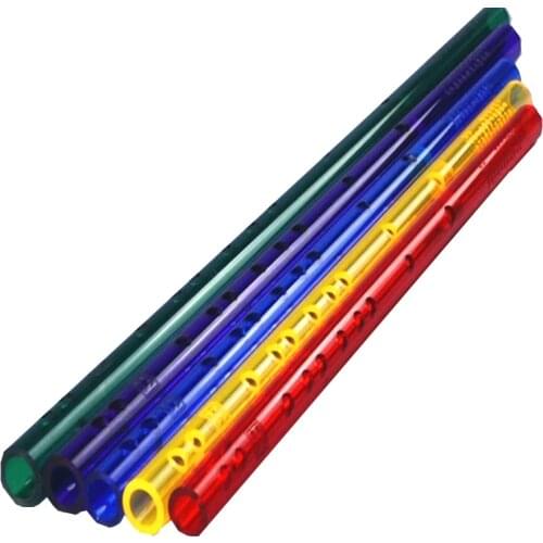 Chinese Crystal Flute Transverse Crystal Concert Flauta C D E FG KEY Concert dizi Music Instrument Chinese Transverse Flauto