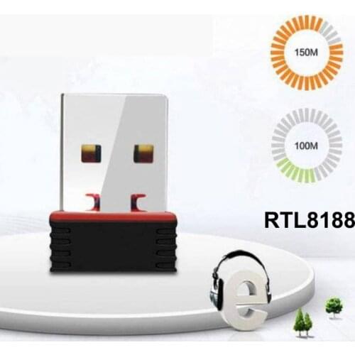 Mini RTL8188 Wifi Adapter 150M USB Wireless Network Card 2.4G USB 2.0 Antenna External WiFi Receiver for Laptop Desktop