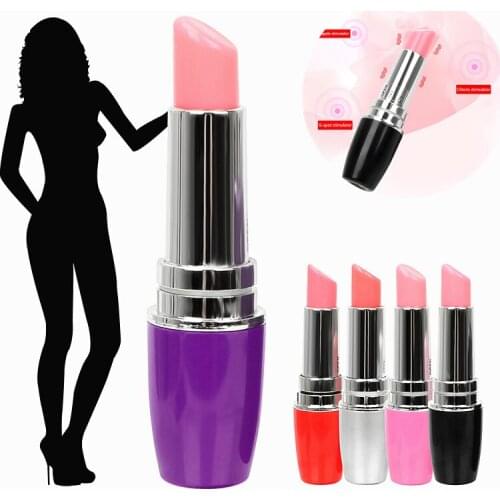Mini Bullet Vibrator for Women Sex Toys Discreet Lipsticks Vibrating Clitoris Stimulator Lipstick Vibrator Masturbation Adult
