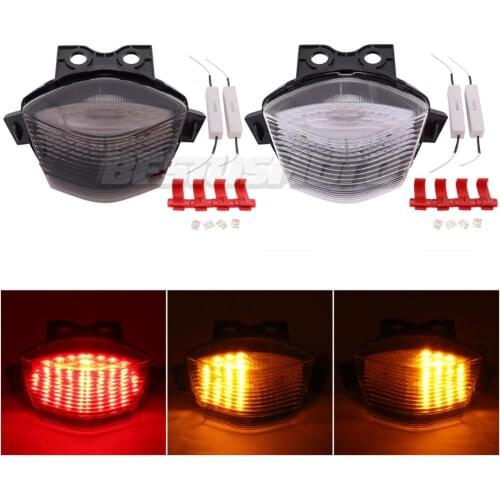 Motorcycle Tail Light Brake Turn Signals Integrated LED Light For Kawasaki Ninja 650R ZX650 ZR6F 2006-2008 2007