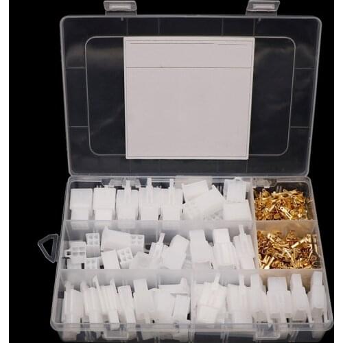 Female Male Electrical Spade Wire Butt Connectors Lugs Battery Starter Cable Splice Crimp Terminals Kit Assortment