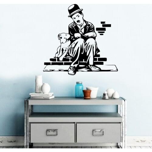 Delicate Banksy Wall Sticker Self Adhesive Vinyl Waterproof Wall Art Decal For Kids Rooms Nursery Removable Decor Wall Decals