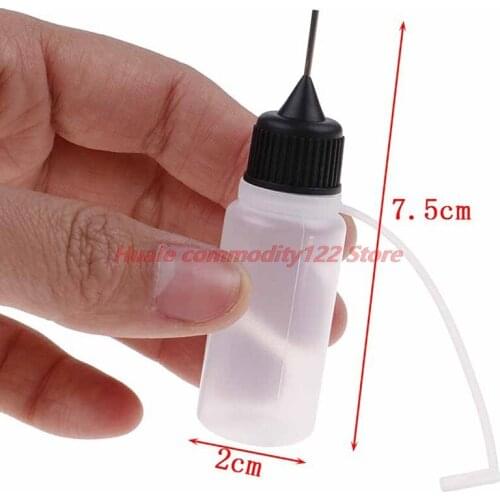 New 5/10pcs 10/30ml Empty Plastic Squeezable Dropper Bottles Eye Liquid Dropper Needle Tip Drop Refillable Bottle