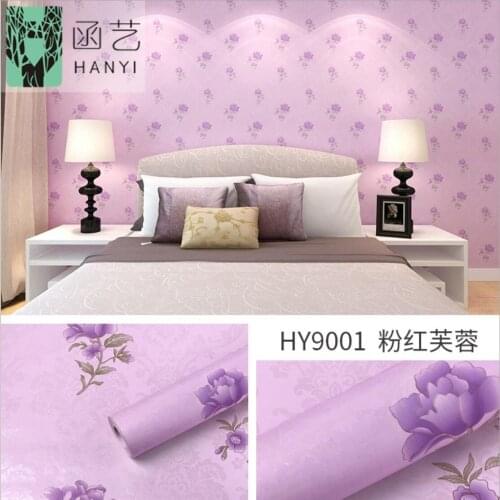 Modern Vinyl Bedroom Decorative Flower Floral Wallpaper Self Adhesive Murals Roll Contact Paper Living Room Home Decor