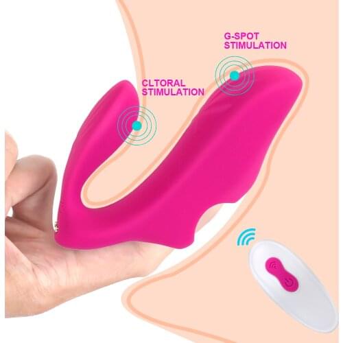 OLO Vagina Stimulate Sex Toy for Women Wireless Remote Control Double Heads Finger Vibrator G-spot Clitoral Massager
