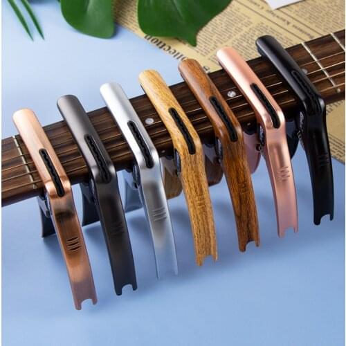 Excellent Galux Guitar Capo with Pick Holder String Pin Puller for Acoustic Electric Guitar Part Accessories