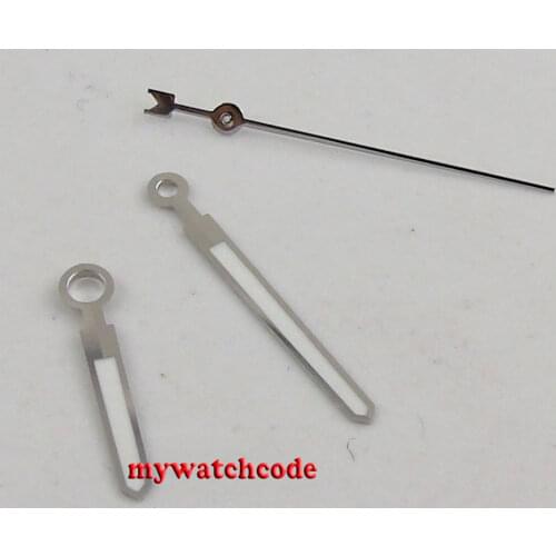 Silver watch hands for miyota 8215 8205 mingzhu 2813 movement H34