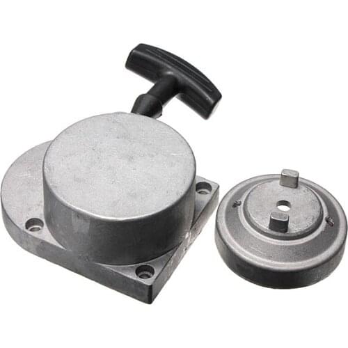 Alloy Recoil Pull Start Starter 2 Stroke Engine Motorized Bicycle Bike Fits for 49cc 60cc 66cc 70cc 80cc Motorized Bicycles