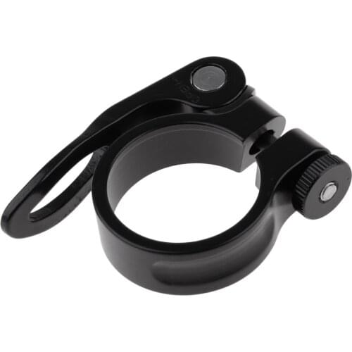 Bicycle Quick Release Seatpost Clamp 34.9mm MTB Bike Road Bike Casual Bike Seatpost Tube Holder Clip for added clamping force