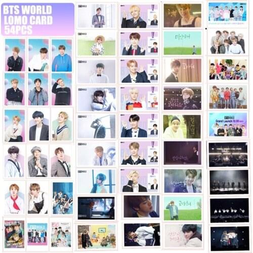 South Korean Groups K-POP Bangtan Poster LOVE Yourself Map of the Soul Persona Posters LOMO Cards PhotoCard wall sticker Fashion