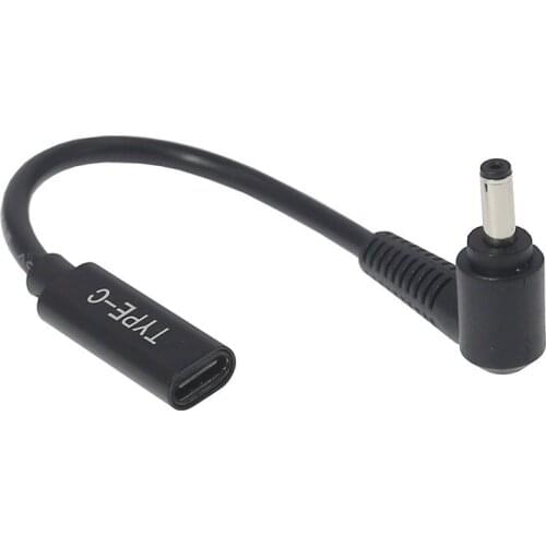 1pcs USB-C Type C USB 3.1 PD Adapter Cable Type-C To 4.0*1.35 Cord Wire for ASUS S200E S202 X200 X201 A556U K401L DC 4.0x1.35mm