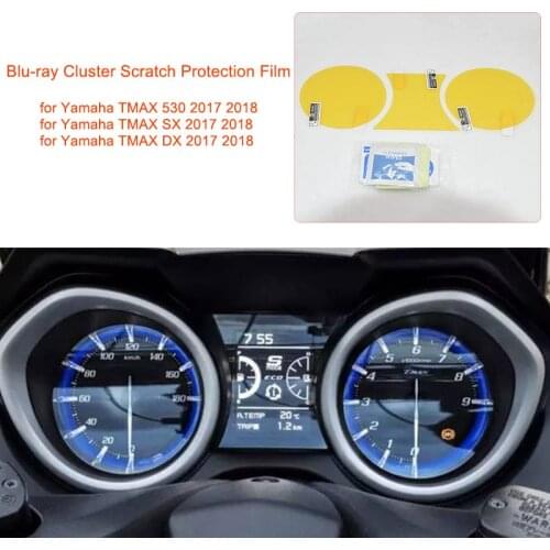 17 18 T-MAX TMAX 530 SX DX Cluster Scratch Protection Film Instrument Dashboard Shield for Yamaha 2017 2018 T-MAX TMAX 530 SX DX