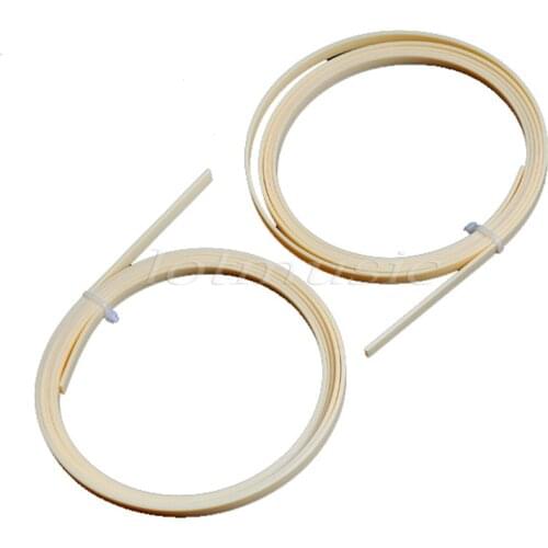 2pcs ABS Cream Guitar Binding Inlay 1650 x 10 x 2mm Guitar Parts