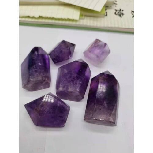 5pc Natural Ametrine Quartz Crystal Point Wand Single Terminated Reiki Healing natural stones and minerals