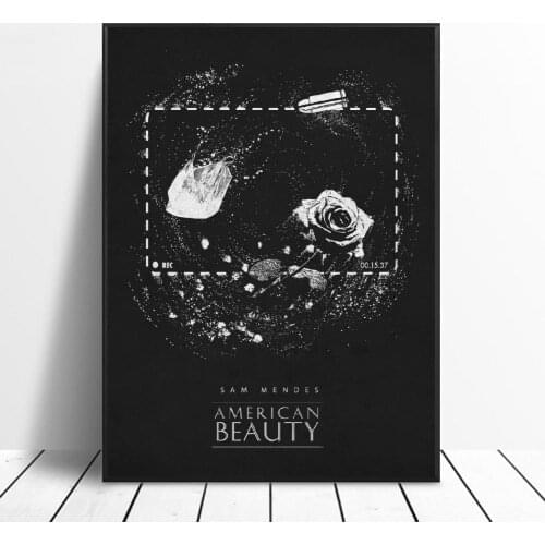 American Beauty Black & White Classic Movie Posters Silk WALL Art Decor Prints No Frame