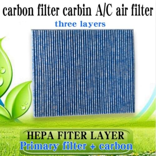 For Holden Barina RS 1.4L 2013-2016 Car Activated Carbon Cabin Filter Air Conditioning Filter Auto AC A/C Air Filter Car Styling